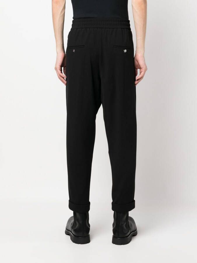 Balmain Broek met verlaagd kruis Zwart