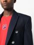 Balmain Blazer met dubbele rij knopen Blauw - Thumbnail 5
