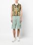 Balmain Bermuda shorts met logo-reliëf Groen - Thumbnail 2