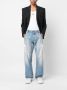 Balmain exposed-pocket cotton jeans Blauw - Thumbnail 2