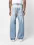 Balmain exposed-pocket cotton jeans Blauw - Thumbnail 4