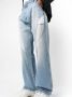 Balmain exposed-pocket cotton jeans Blauw - Thumbnail 5