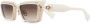 Balmain Eyewear Admirabel zonnebril met rechthoekig montuur Wit - Thumbnail 2