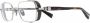 Balmain Eyewear Brigade bril met rechthoekig montuur Bruin - Thumbnail 2