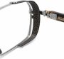 Balmain Eyewear Brigade bril met rechthoekig montuur Bruin - Thumbnail 3