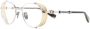 Balmain Eyewear Brigade bril met rond montuur Zilver - Thumbnail 2