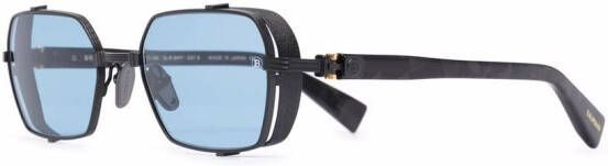 Balmain Eyewear Brigade III zonnebril met vierkant montuur Zwart