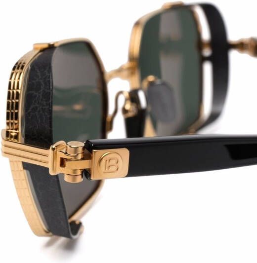 Balmain Eyewear Bril met ovaal montuur Zwart