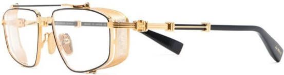 Balmain Eyewear Bril met piloten montuur Zwart