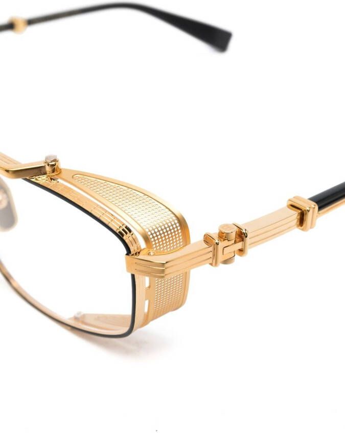Balmain Eyewear Bril met piloten montuur Zwart