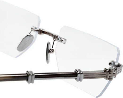 Balmain Eyewear Bril met rechthoekig montuur Zwart