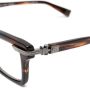 Balmain Eyewear Bril met vierkant montuur Bruin - Thumbnail 3