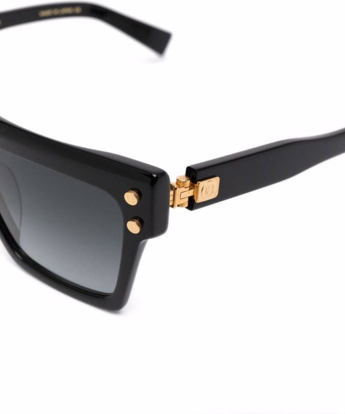 Balmain Eyewear Bril met vierkant montuur Zwart