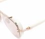 Balmain Eyewear Captaine zonnebril met piloten montuur Beige - Thumbnail 2