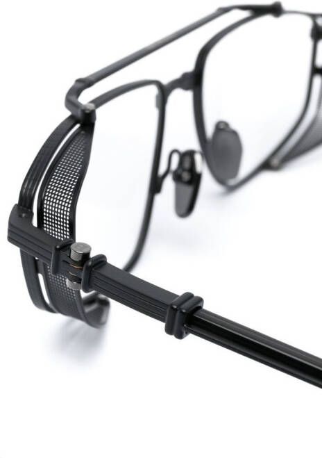 Balmain Eyewear Bril met doorzichtig montuur Zwart
