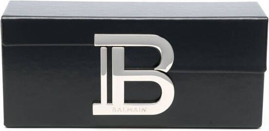 Balmain Eyewear Envie zonnebril met vierkant montuur Bruin