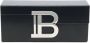 Balmain Eyewear Zonnebril met rechthoekig montuur Wit - Thumbnail 4