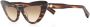 Balmain Eyewear Jolie cat-eye zonnebril Bruin - Thumbnail 2