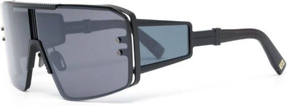 Balmain Eyewear Le Masque zonnebril met getinte glazen Zwart