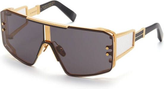 Balmain Eyewear Le Masque zonnebril met getinte glazen Zwart