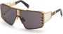 Balmain Eyewear Le Masque zonnebril met getinte glazen Zwart - Thumbnail 2