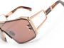 Balmain Eyewear Le Masque zonnebril met piloten montuur Bruin - Thumbnail 3