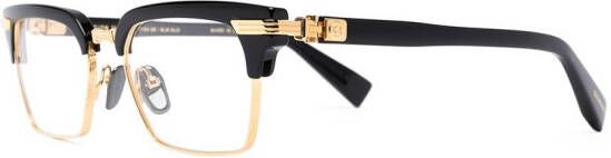 Balmain Eyewear Legion II bril met rechthoekig montuur Zwart