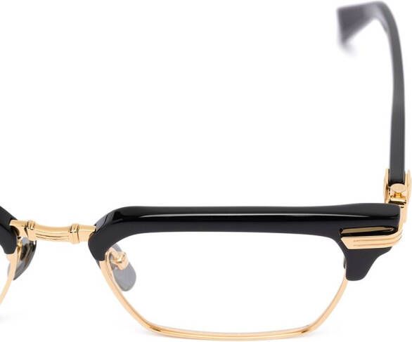Balmain Eyewear Legion II bril met rechthoekig montuur Zwart