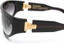 Balmain Eyewear Zonnebril met oversized montuur Zwart - Thumbnail 3