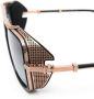 Balmain Eyewear Zonnebril met oversized montuur Zwart - Thumbnail 3