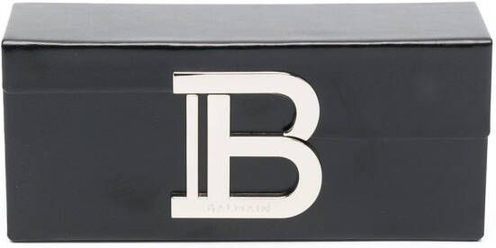 Balmain Eyewear Zonnebril met oversized montuur Zwart