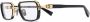 Balmain Eyewear Saint Jean bril met rechthoekig montuur Zwart - Thumbnail 2