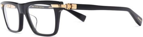 Balmain Eyewear Sentinelle I bril met rechthoekig montuur Zwart