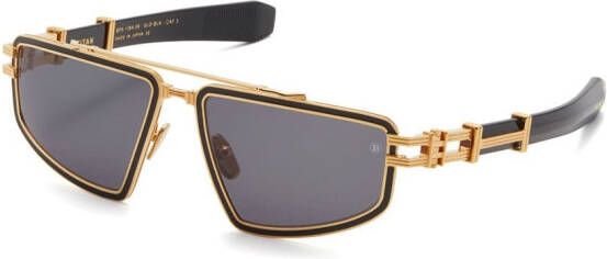 Balmain Eyewear Titan zonnebril met piloten montuur Zwart