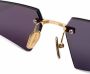 Balmain Eyewear Zonnebril met geometrisch montuur Zwart - Thumbnail 3