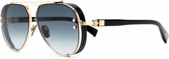 Balmain Eyewear Zonnebril met piloten montuur Zwart