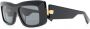 Balmain Eyewear Zonnebril met vierkant montuur Zwart - Thumbnail 2