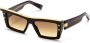 Balmain Eyewear Zonnebril met vierkant montuur Zwart - Thumbnail 2
