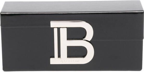 Balmain Eyewear Zonnebril met vierkant montuur Zwart