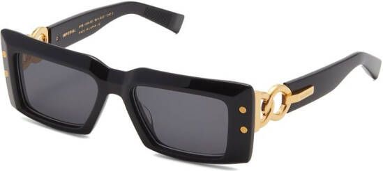 Balmain Eyewear Zonnebril met vierkant montuur Zwart