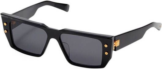 Balmain Eyewear Zonnebril met vierkant montuur Zwart