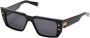 Balmain Eyewear Zonnebril met vierkant montuur Zwart - Thumbnail 2