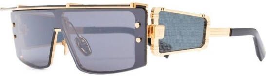 Balmain Eyewear Zonnebril met vierkant montuur Zwart