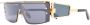 Balmain Eyewear Zonnebril met vierkant montuur Zwart - Thumbnail 2