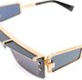 Balmain Eyewear Zonnebril met vierkant montuur Zwart - Thumbnail 3