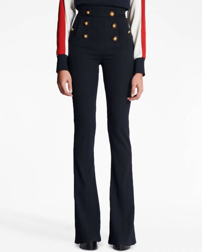 Balmain Flared broek Zwart