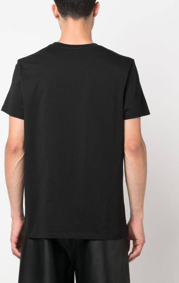 Balmain T-shirt met logo Zwart