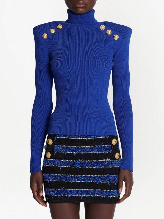 Balmain Gebreide kleding Blauw