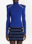 Balmain Gebreide trui met gouden knopen Blue Dames - Thumbnail 3