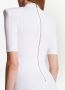 Balmain Gebreide mini-jurk Wit - Thumbnail 3